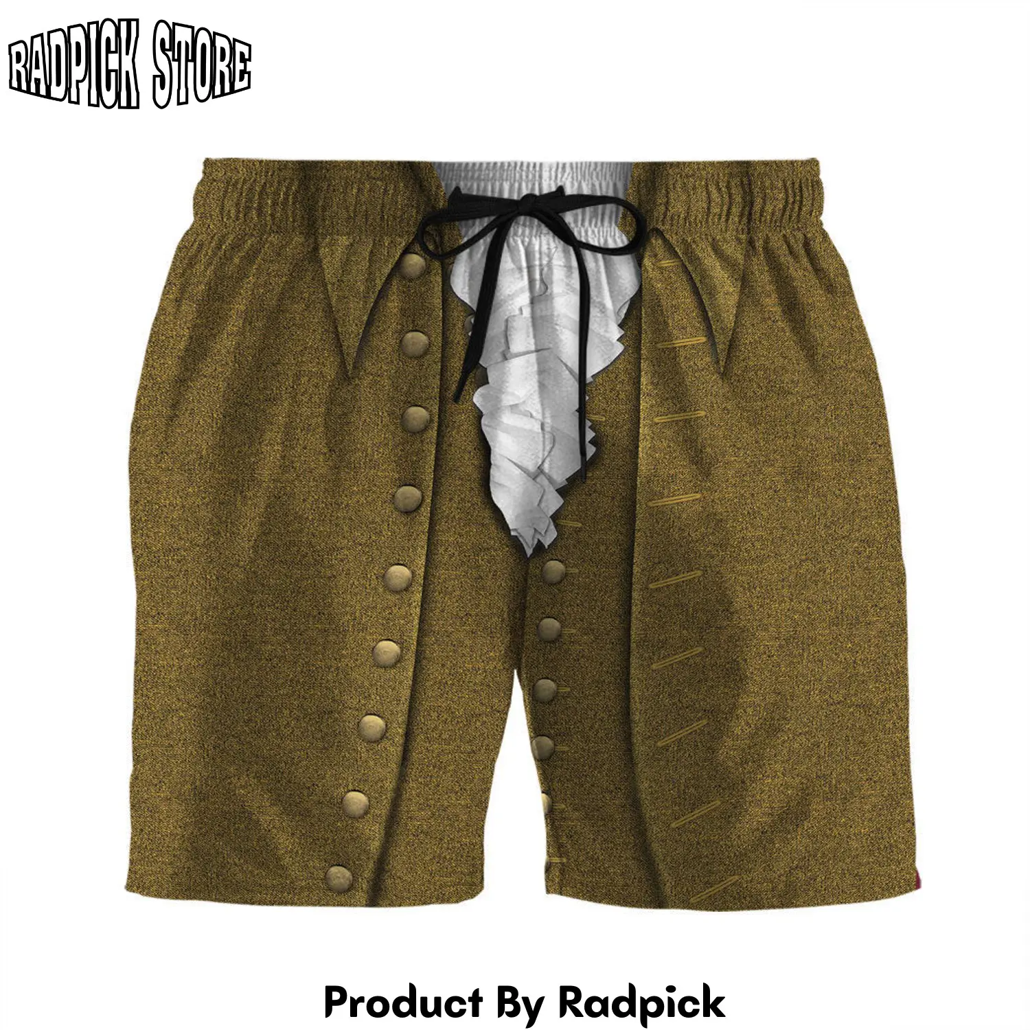 Radpick 3d john adams custom shorts rp631416